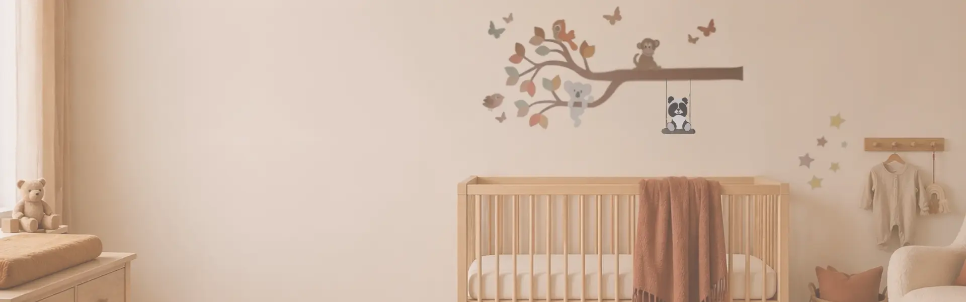 Behangstickers babykamer